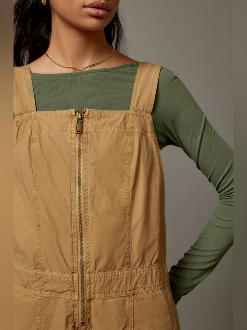 BDG Tan Cargo Utility Jumpsuit - Picture 3 of 12